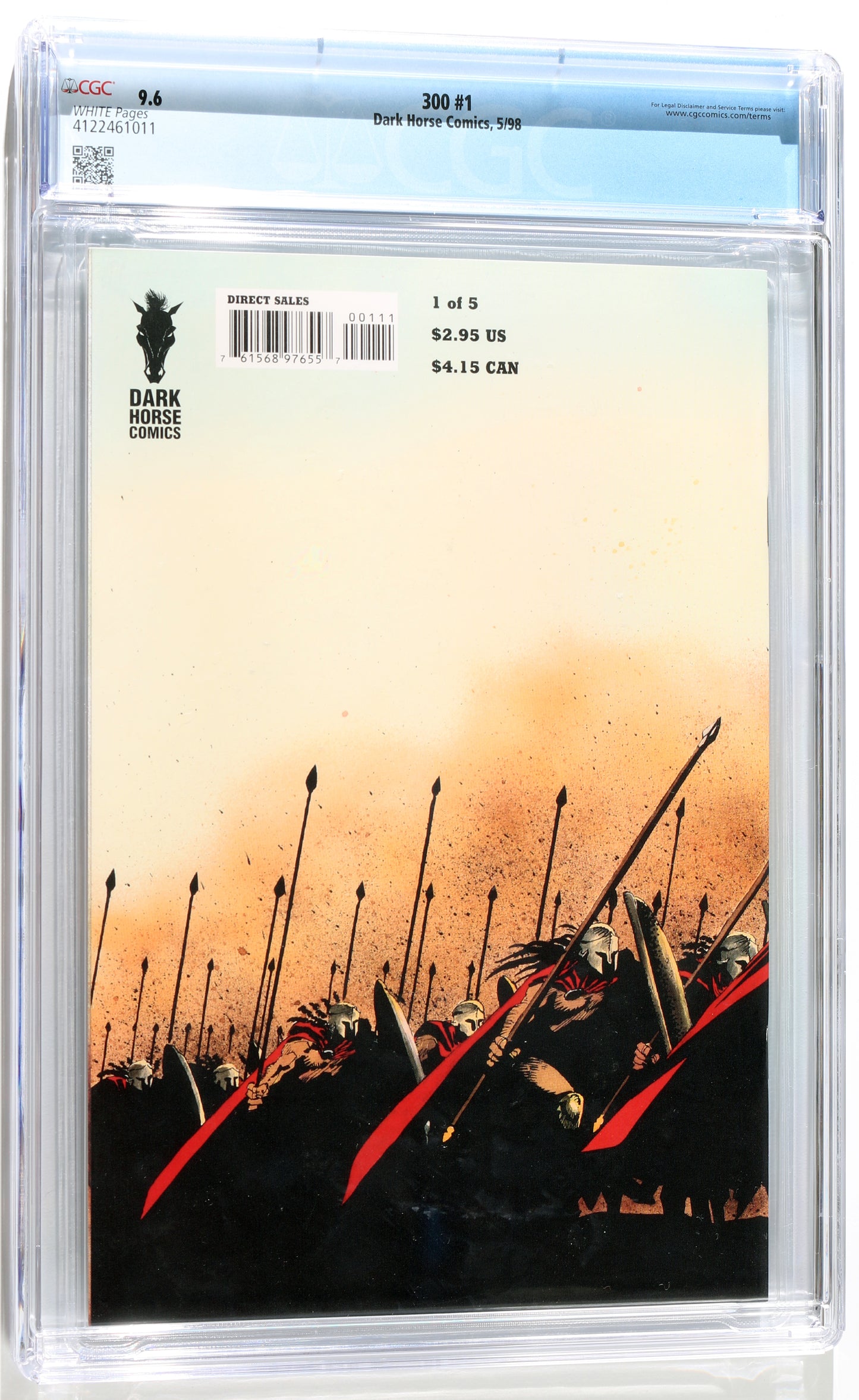 
                  
                    300 #1 - Frank Miller Wrap Around Cover (CGC Universal Grade 9.6) 1998
                  
                