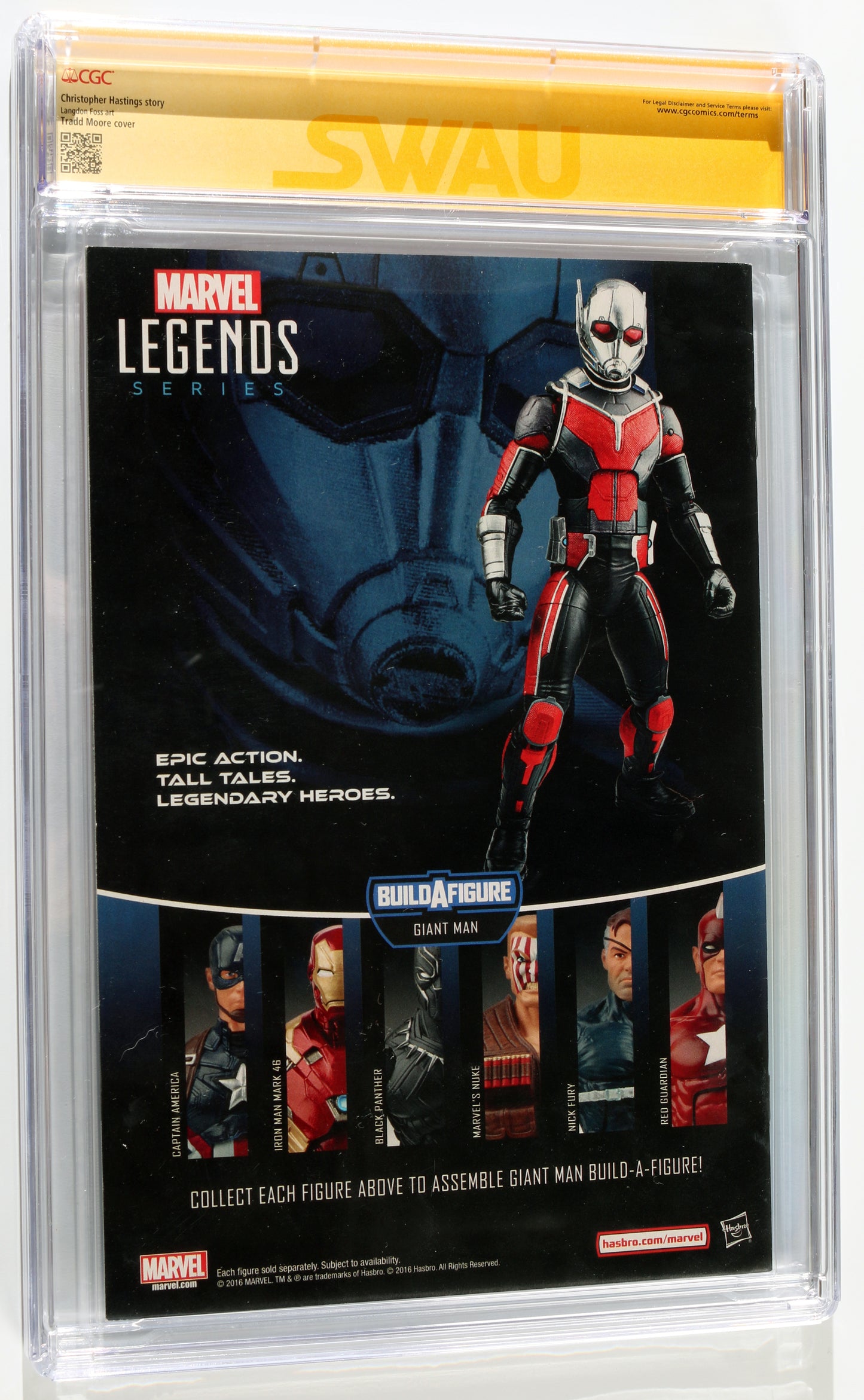 
                  
                    Vote Loki #1 - Signed by Tom Hiddleston as Loki from Loki (SWAU CGC Signature Series 8.5) 2016
                  
                