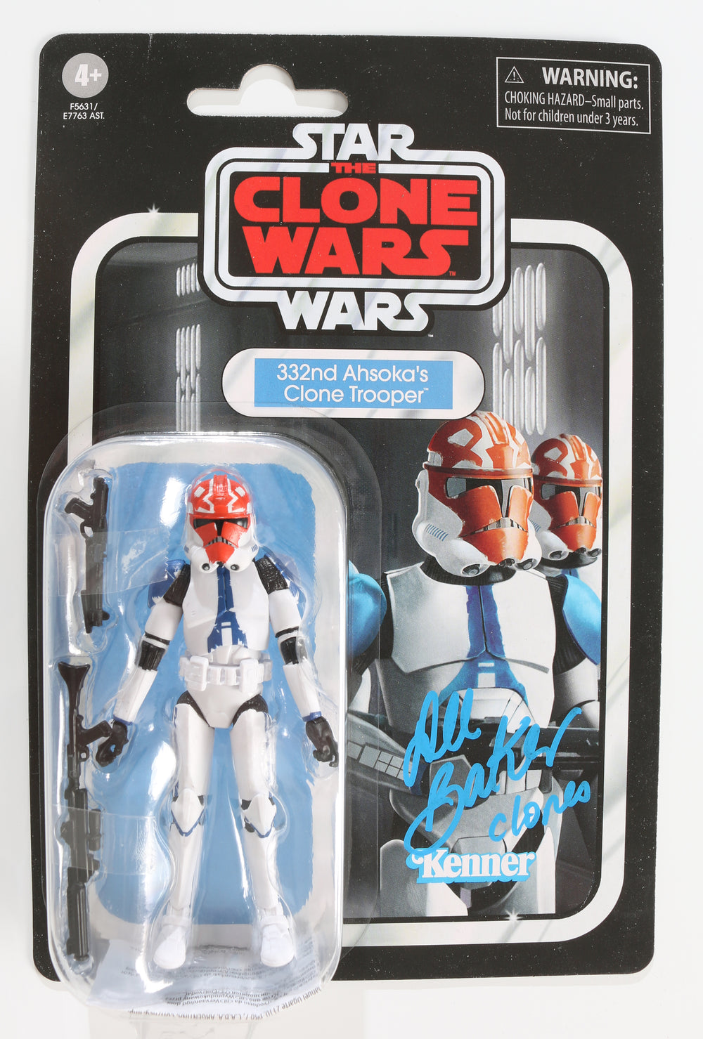 Dee Bradley Baker as 332nd Ahsoka's Clone Trooper in Star Wars: The Clone Wars (Kenner Hasbro The Vintage Collection) Action Figure