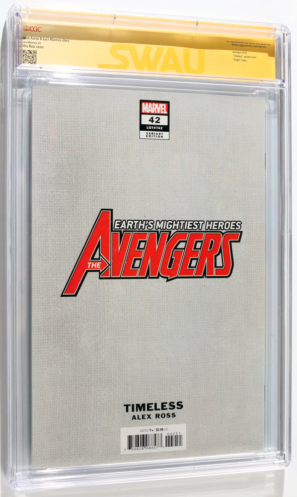 
                  
                    Avengers #42 - Signed by Jeremy Renner as Hawkeye from The Avengers (SWAU CGC Signature Series 9.6) 2023
                  
                