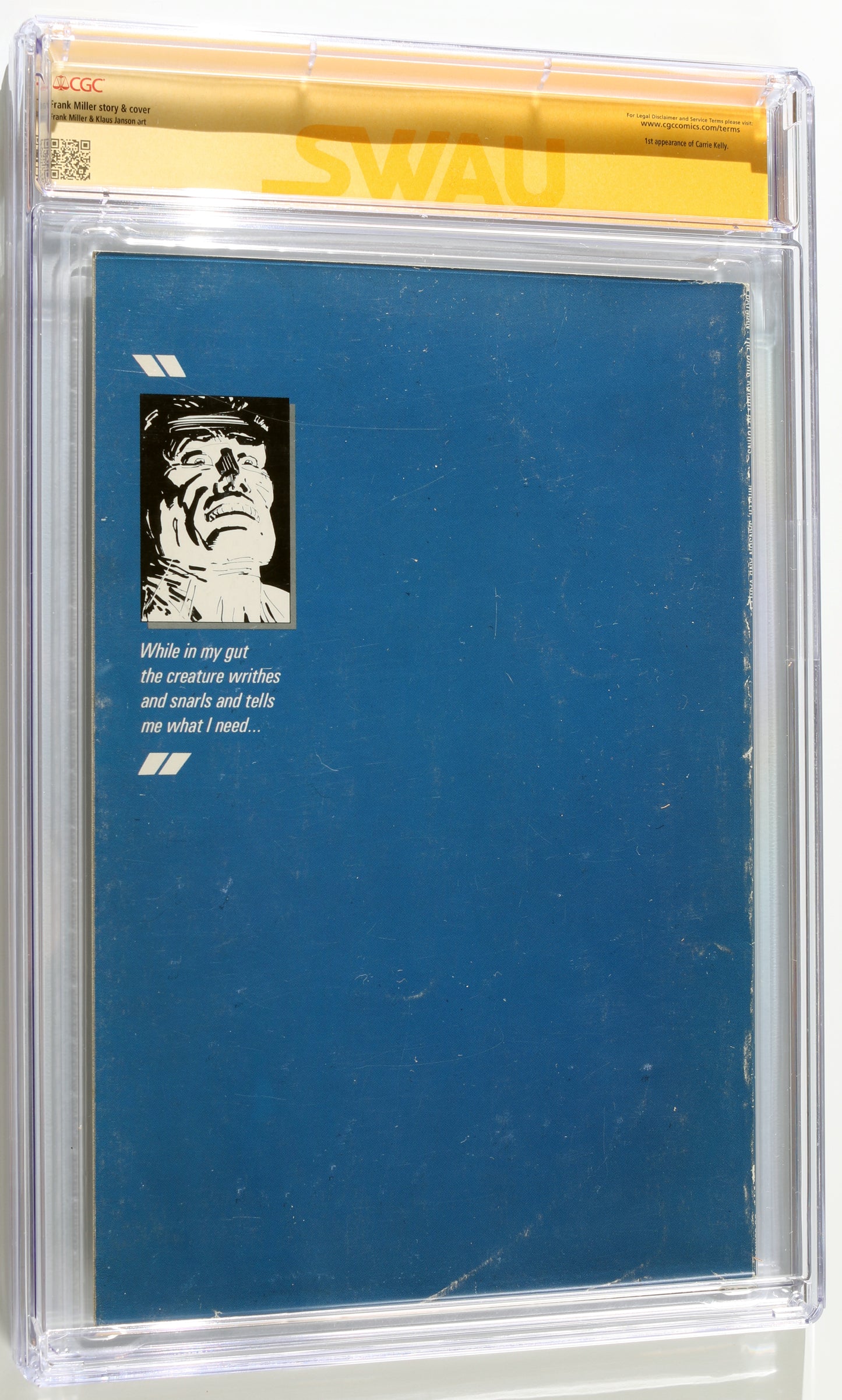 
                  
                    Batman: The Dark Knight Returns #1 - Signed by Writer & Artist: Frank Miller (SWAU CGC Signature Series 7.5) 2023
                  
                