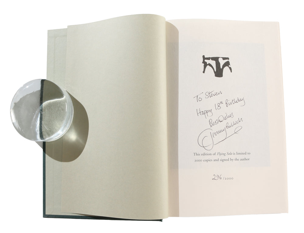 
                  
                    Flying Solo: Tales of a Bounty Hunter LE #296/2000 Hardcover Book Signed by Star Wars Boba Fett Actor & Author Jeremy Bulloch
                  
                