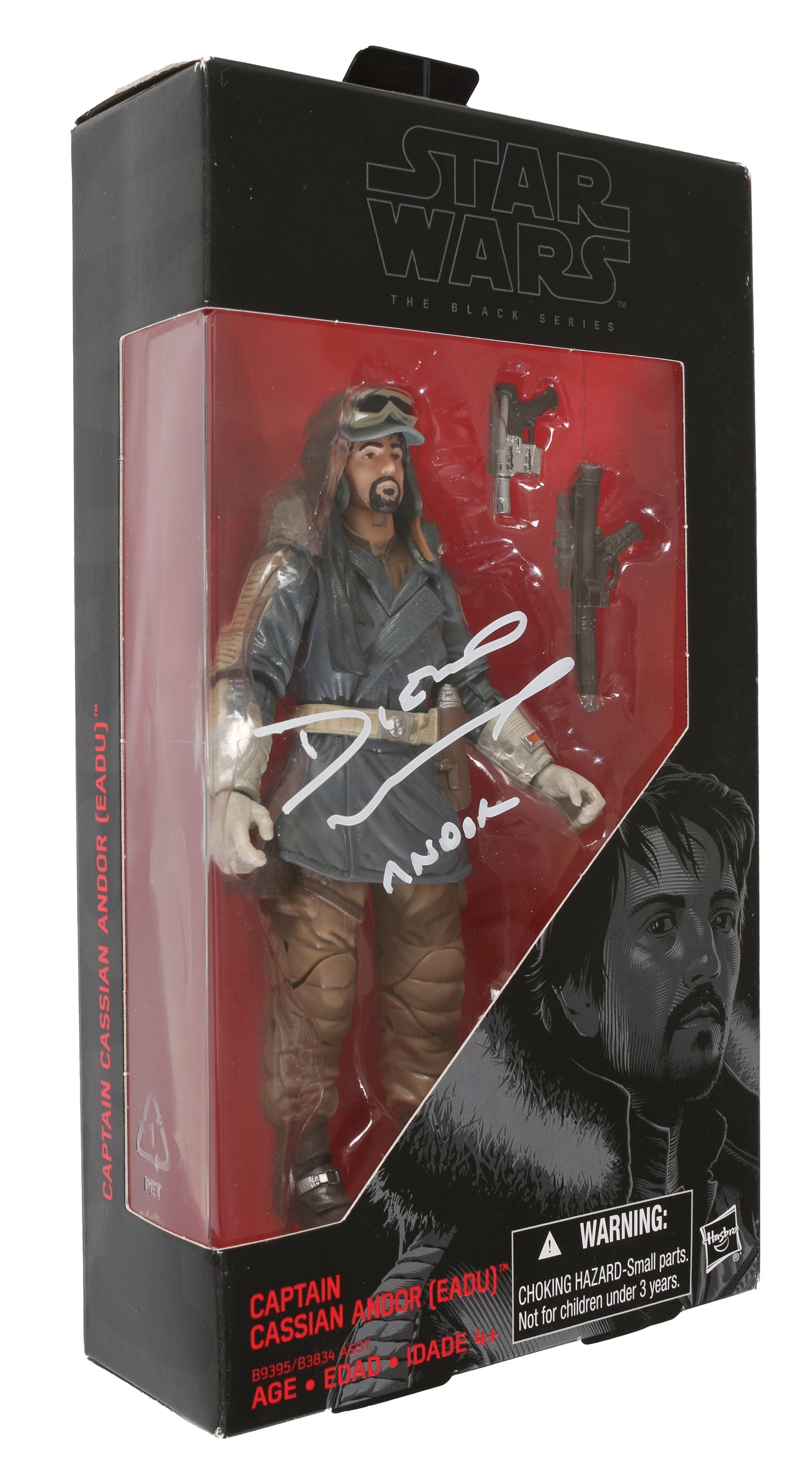 
                  
                    Diego Luna as Cassian Andor in Rogue One: A Star Wars Story (SWAU) Signed Black Series Action Figure with Character Name
                  
                