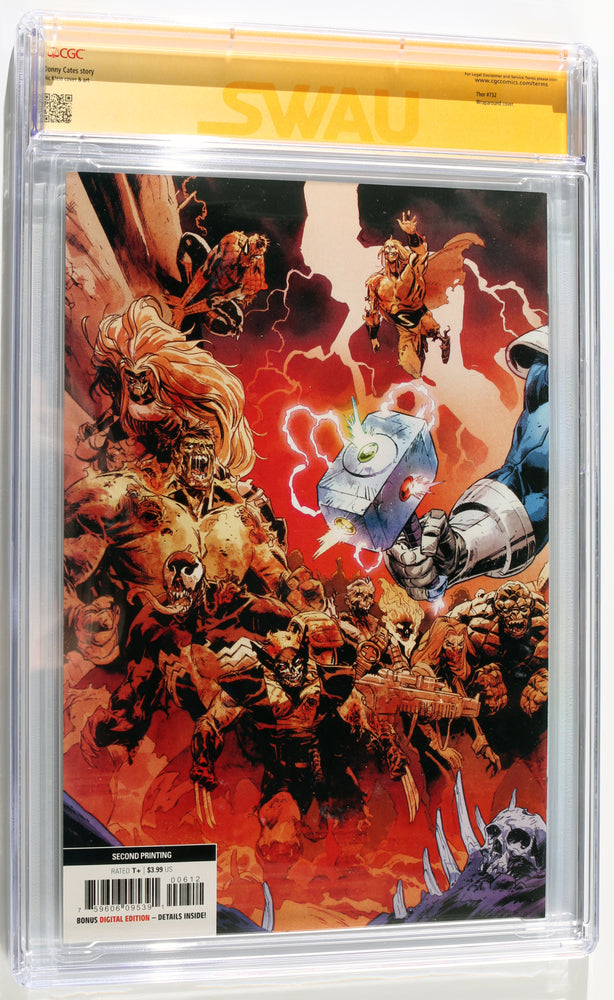 
                  
                    Marvel's Thor #6 - Signed by Josh Brolin as Thanos from Avengers: Endgame (SWAU CGC Signature Series 9.8) 2020
                  
                