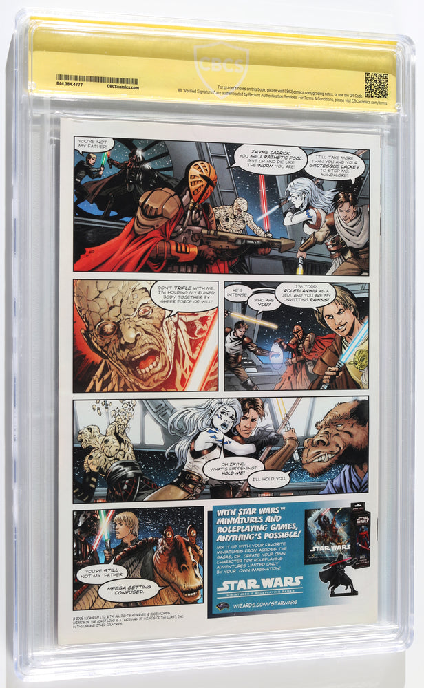 
                  
                    Star Wars: The Clone Wars #1 - Signed by Rosario Dawson as Ahsoka & Hayden Christensen as Anakin Skywalker from Star Wars: Ahsoka (SWAU CBCS Witnessed Signature 8.0) 2008
                  
                
