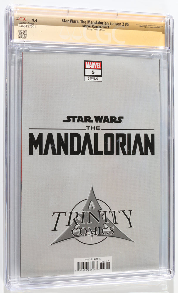 
                  
                    Star Wars: The Mandalorian Season 2 #5 - Signed by Rosario Dawson as Ahsoka in The Mandalorian (CGC Signature Series 9.4) 2024
                  
                