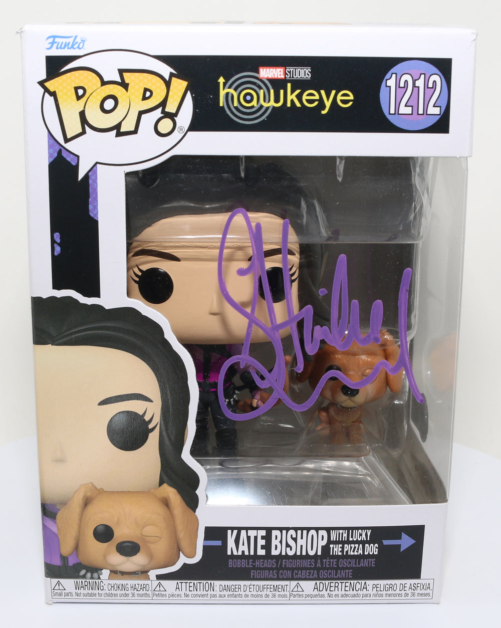 Hailee Steinfeld as Kate Bishop in Hawkeye (Beckett) Signed Funko POP! #1212