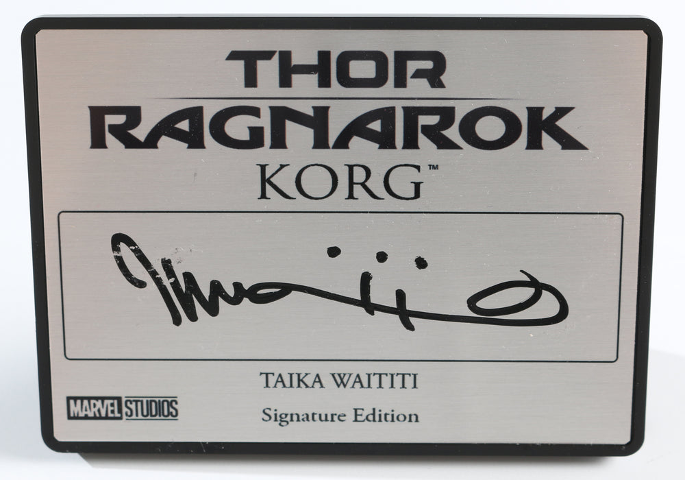 Taika Waititi as Korg in Thor: Ragnarok (SWAU) Signed 2.5x3.5 Plaque