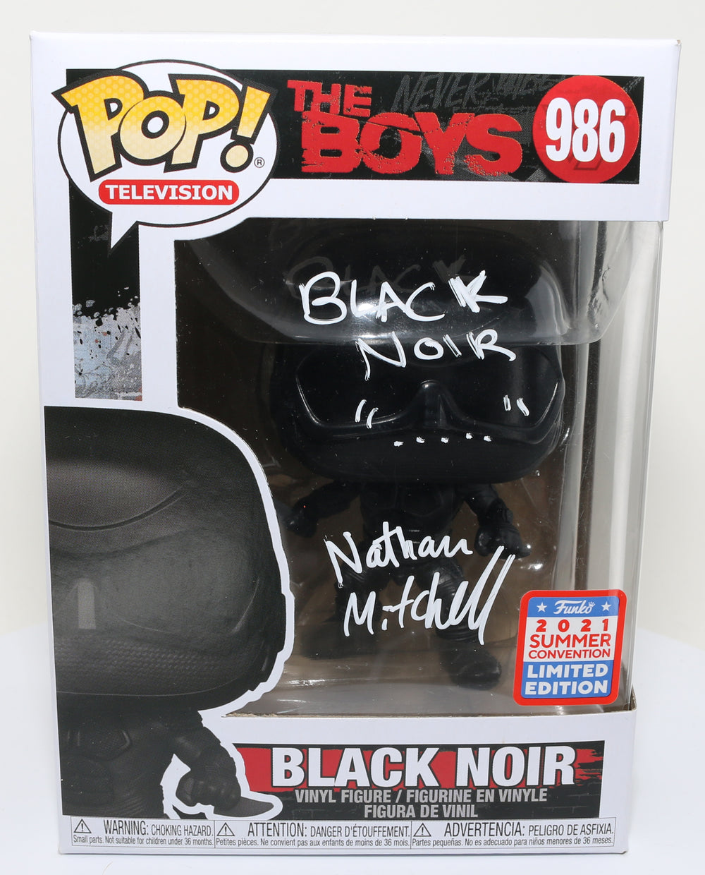 Funko Pop: The buy Boys- Black Noir (Funkon 2021 Exclusive) Convention Sticker