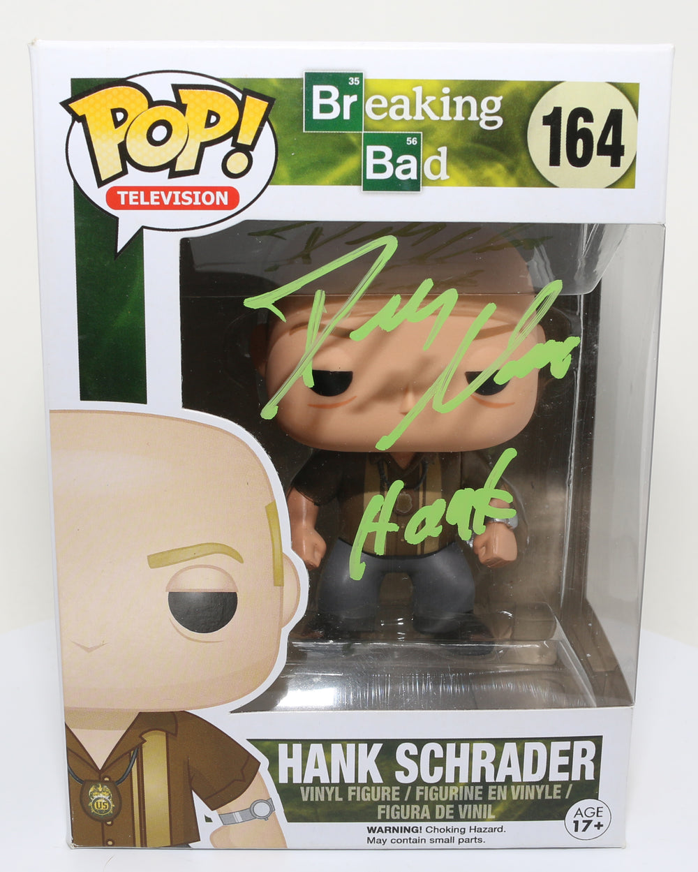 Dean Norris as Hank Schrader from Breaking Bad Signed Funko POP! #164 with Character Name