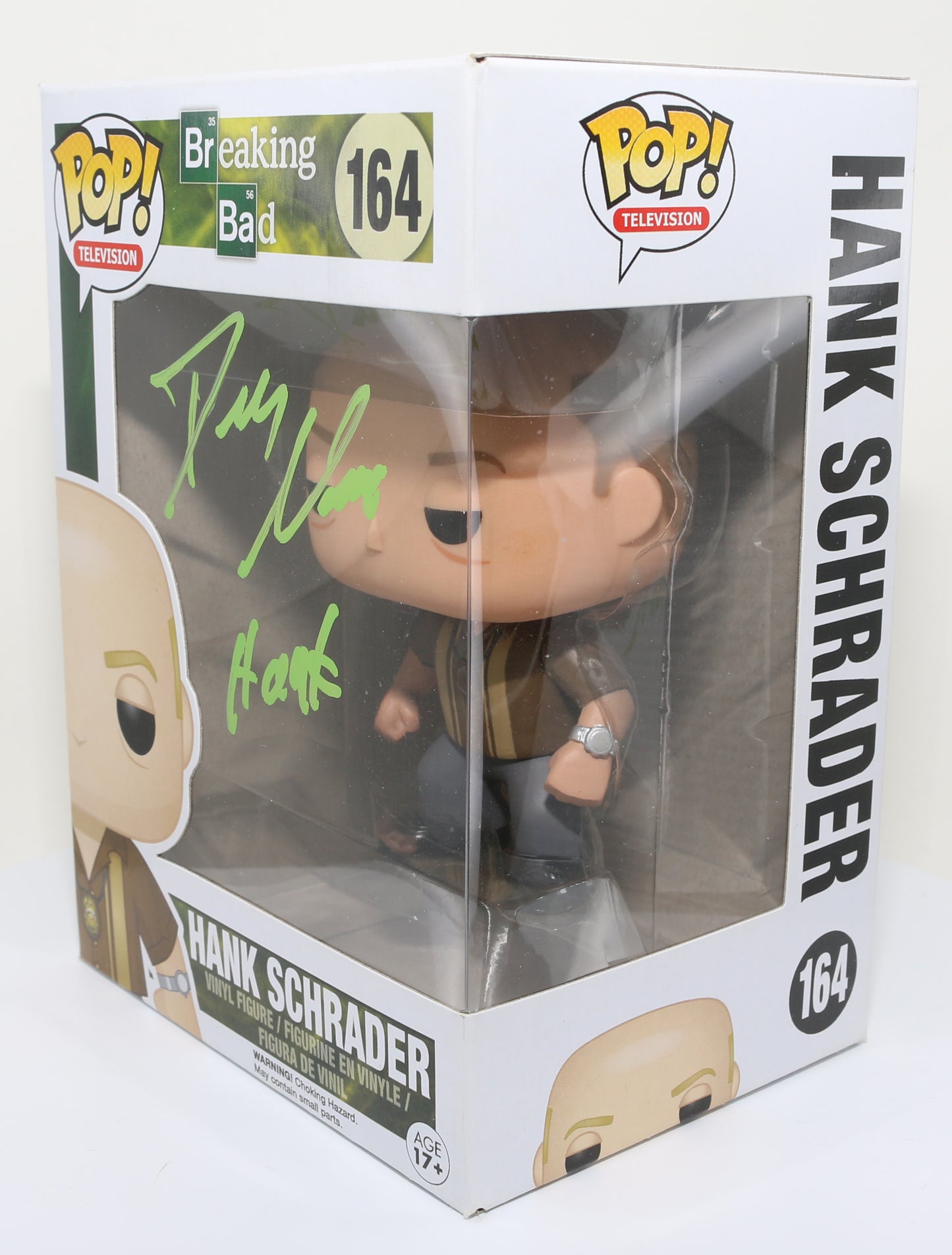 
                  
                    Dean Norris as Hank Schrader from Breaking Bad Signed Funko POP! #164 with Character Name
                  
                