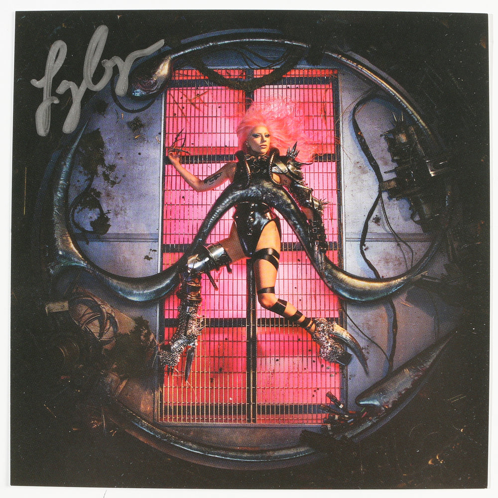 Dawn Of Chromatica CD Album Insert (JSA) Signed by Lady Gaga