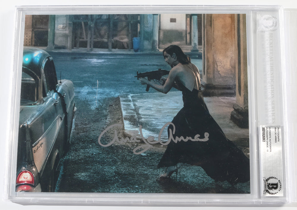 Ana de Armas as Paloma in James Bond 007: No Time to Die (Beckett Encapsulated) Signed 8x10 Photo
