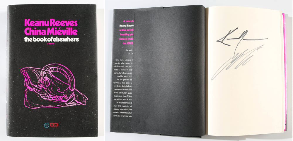 Keanu Reeves & China Miéville's The Book of Elsewhere Hardcover Book Signed by Keanu Reeves & China Miéville
