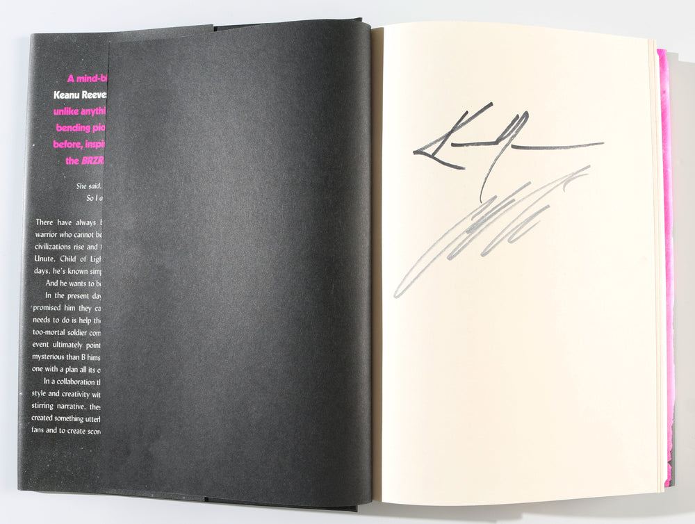
                  
                    Keanu Reeves & China Miéville's The Book of Elsewhere Hardcover Book Signed by Keanu Reeves & China Miéville
                  
                