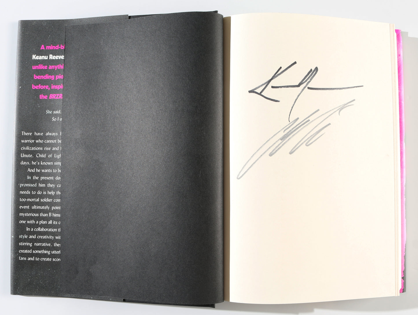 
                  
                    Keanu Reeves & China Miéville's The Book of Elsewhere Hardcover Book Signed by Keanu Reeves & China Miéville
                  
                