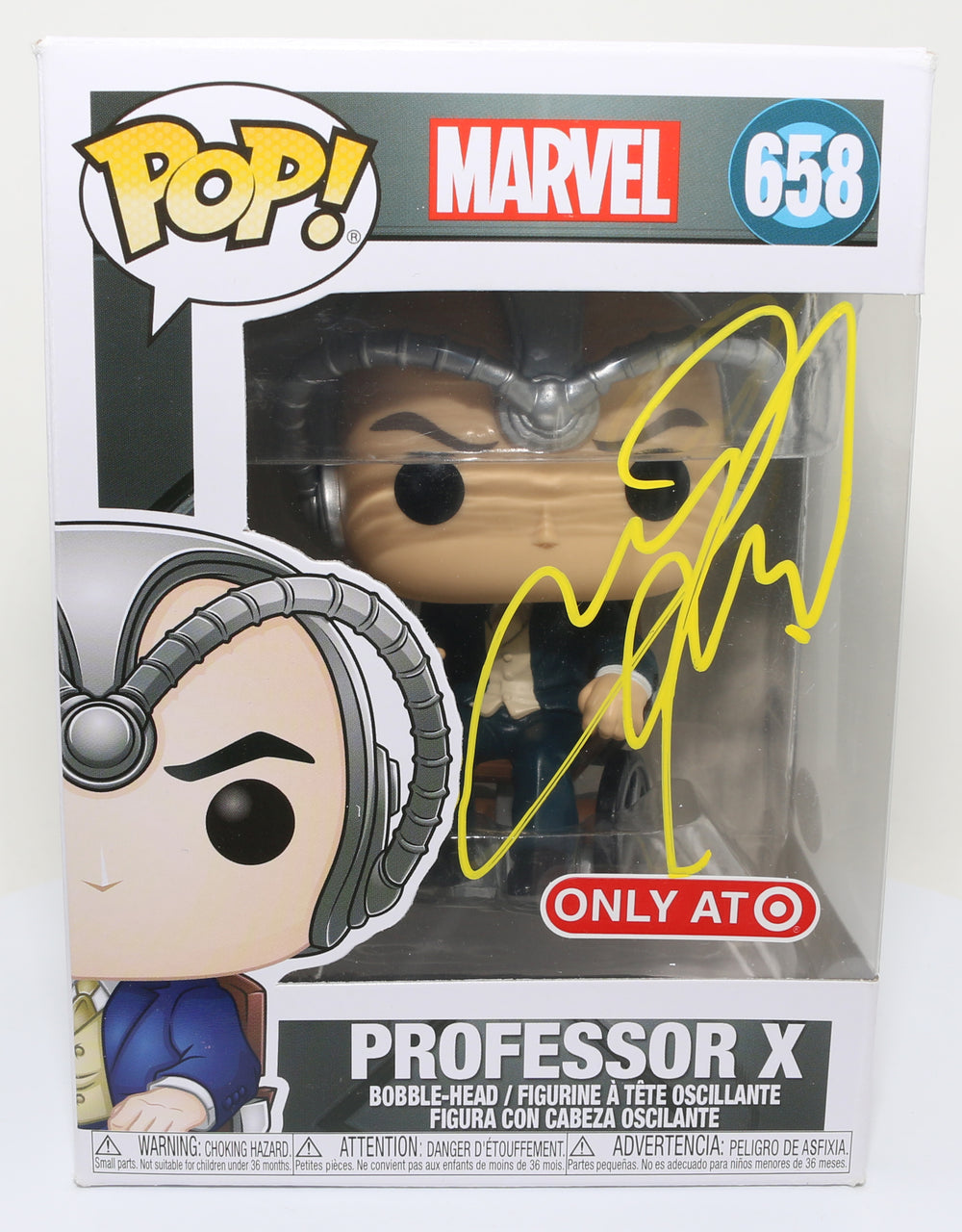 James McAvoy as Professor X in X-Men Target Exclusive (JSA) Signed Funko POP! #658