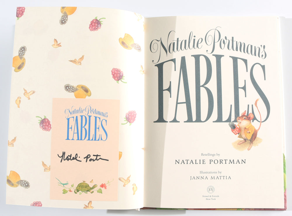 
                  
                    Natalie Portman's Fables Hardcover Children's Picture Book Signed by Natalie Portman
                  
                