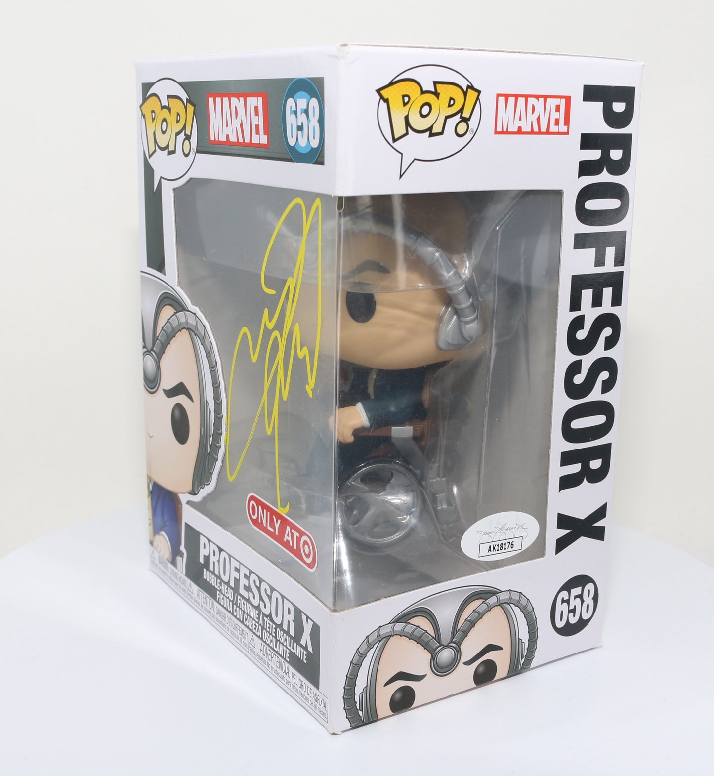 
                  
                    James McAvoy as Professor X in X-Men Target Exclusive (JSA) Signed Funko POP! #658
                  
                