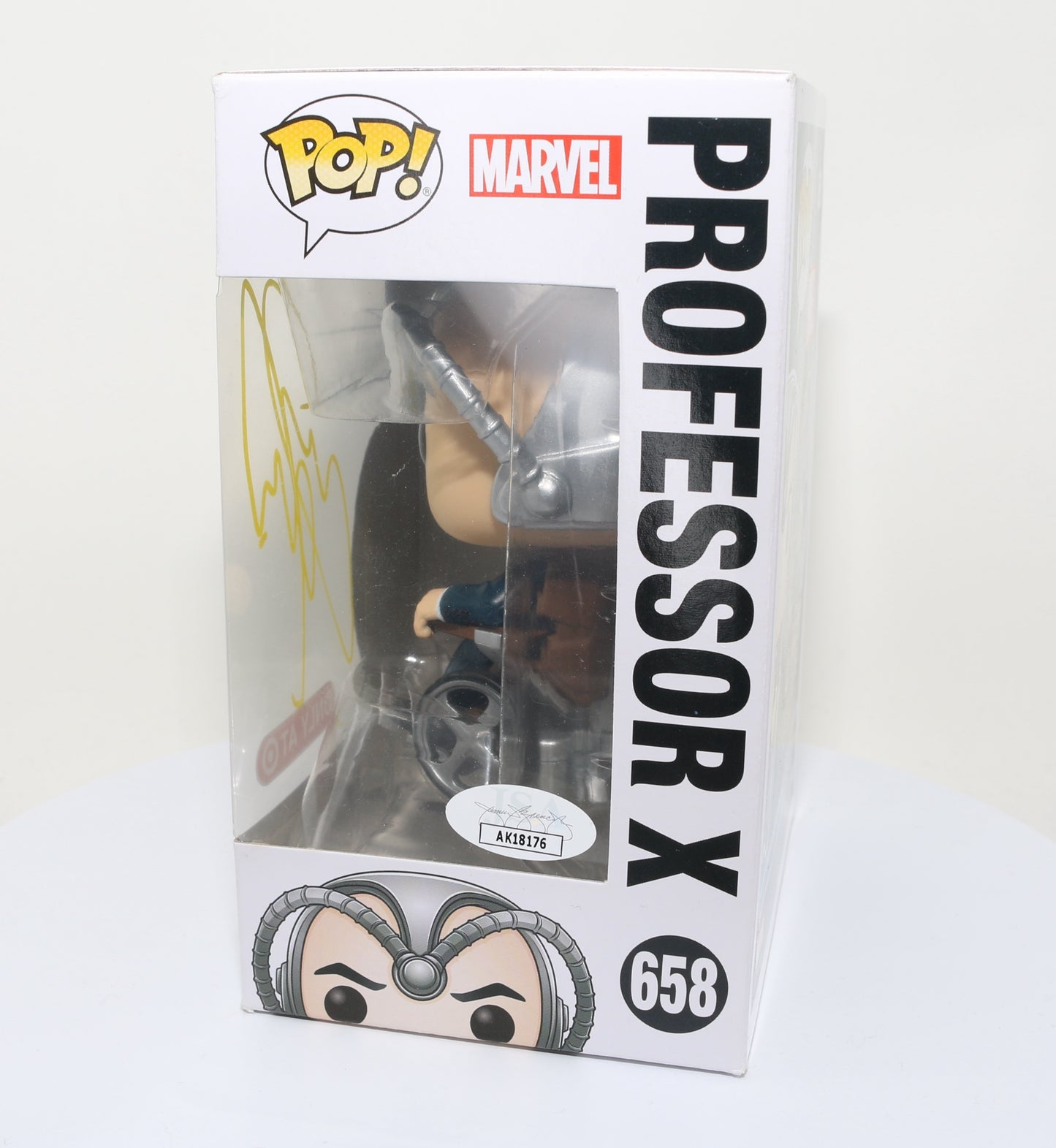 
                  
                    James McAvoy as Professor X in X-Men Target Exclusive (JSA) Signed Funko POP! #658
                  
                