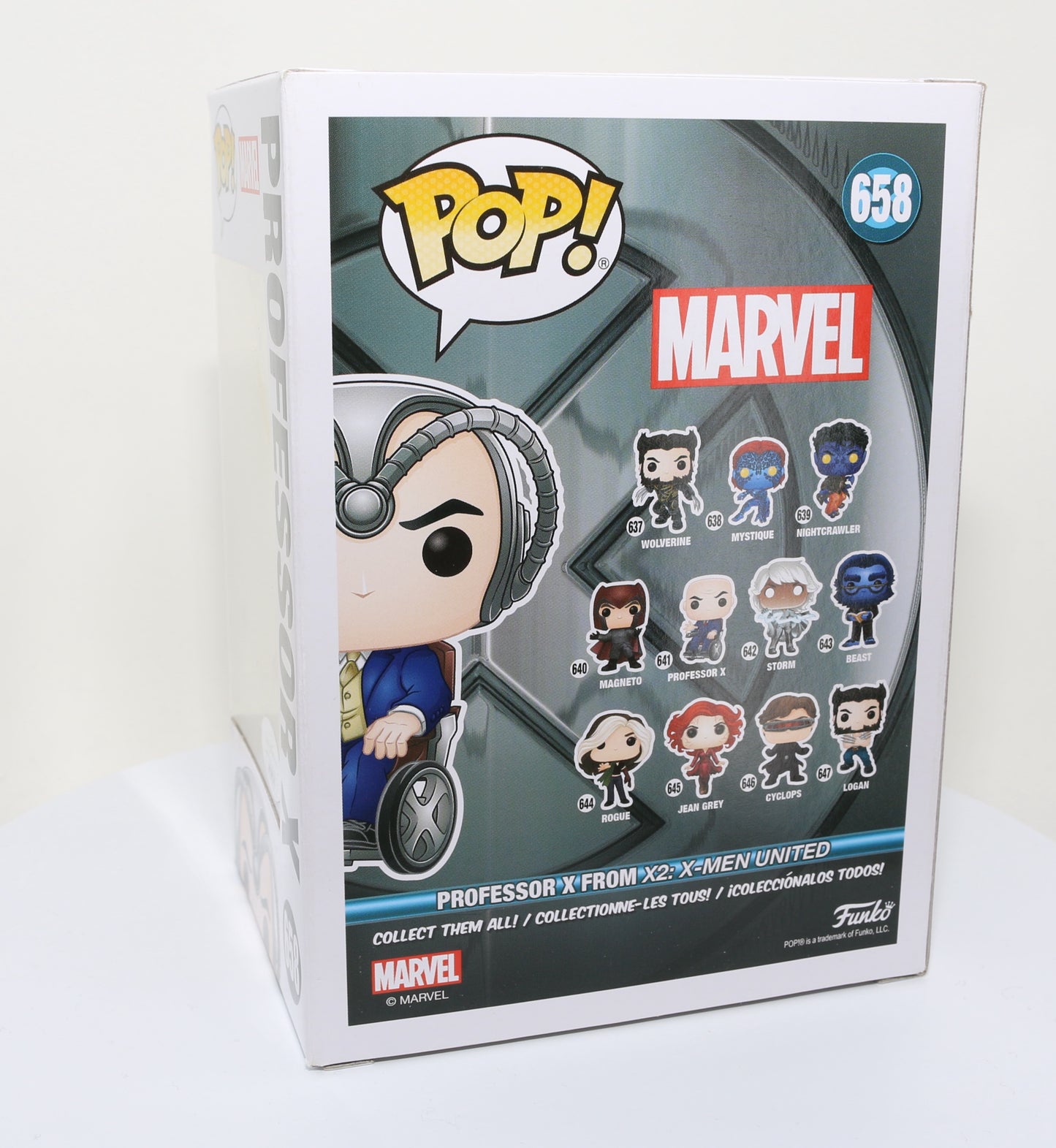 
                  
                    James McAvoy as Professor X in X-Men Target Exclusive (JSA) Signed Funko POP! #658
                  
                