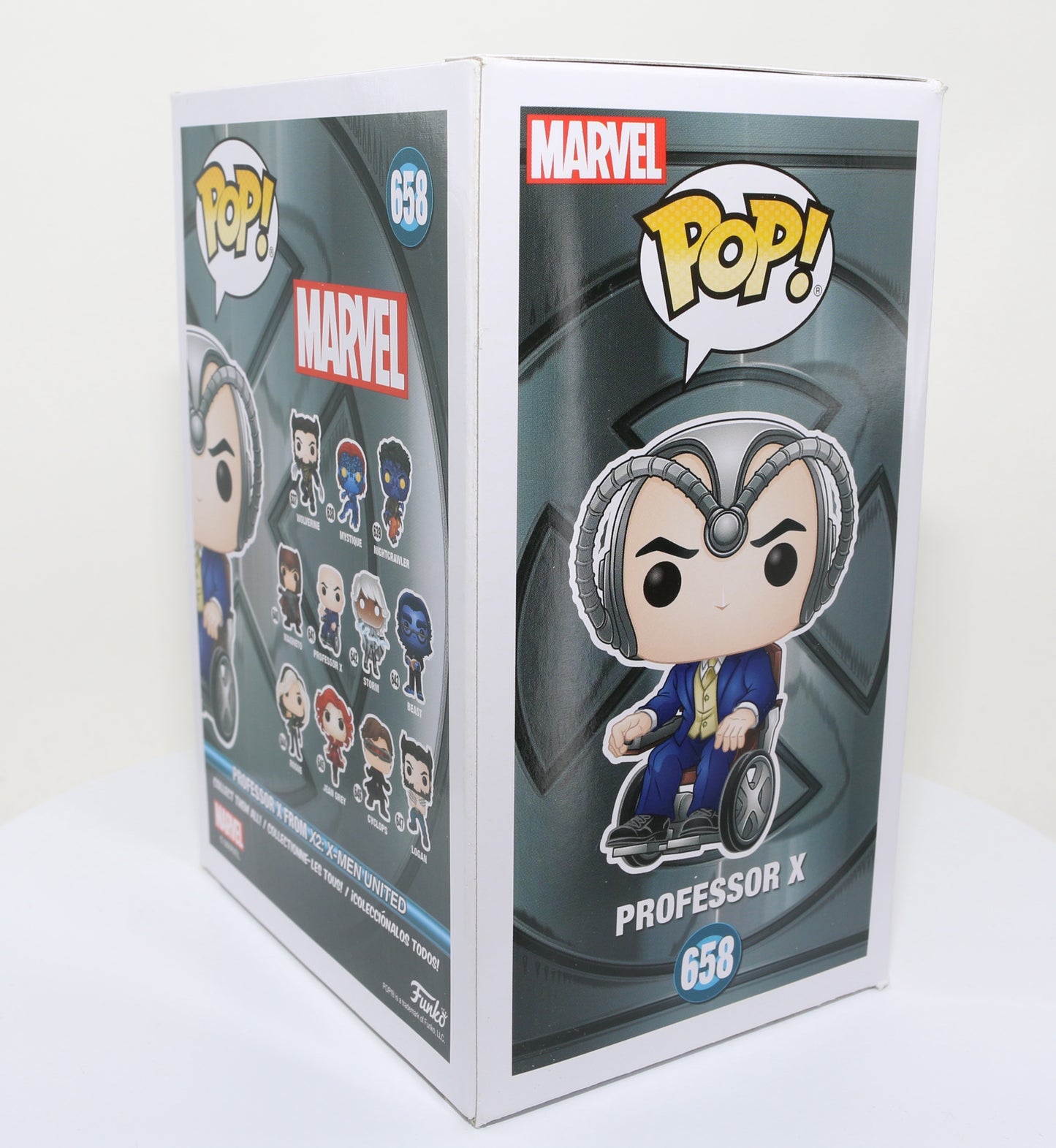 
                  
                    James McAvoy as Professor X in X-Men Target Exclusive (JSA) Signed Funko POP! #658
                  
                
