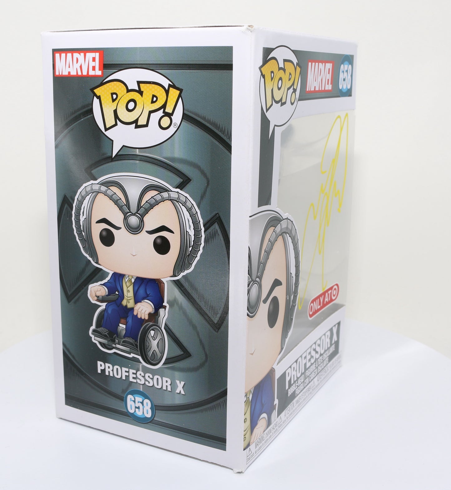 
                  
                    James McAvoy as Professor X in X-Men Target Exclusive (JSA) Signed Funko POP! #658
                  
                