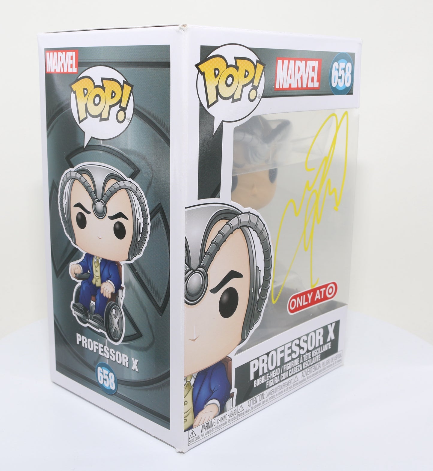 
                  
                    James McAvoy as Professor X in X-Men Target Exclusive (JSA) Signed Funko POP! #658
                  
                