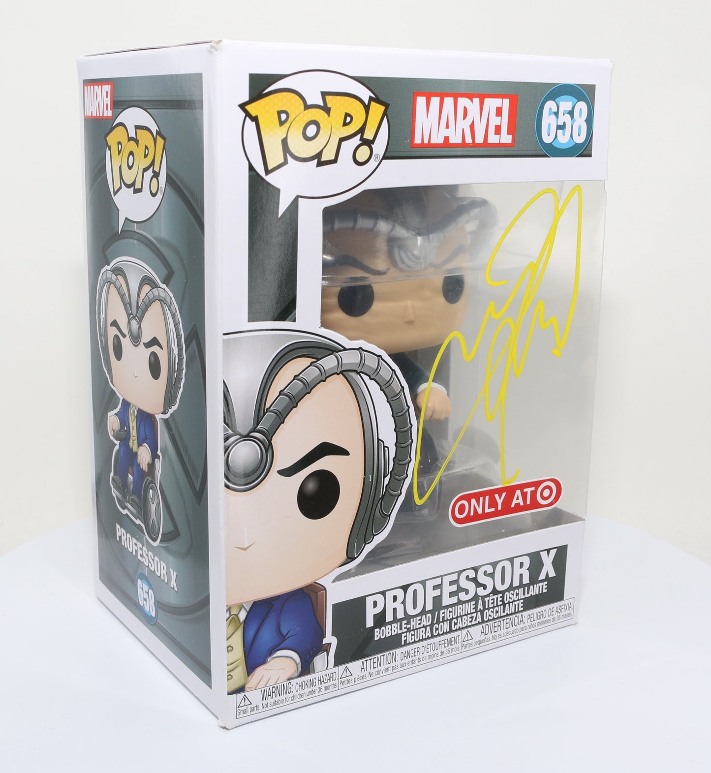 
                  
                    James McAvoy as Professor X in X-Men Target Exclusive (JSA) Signed Funko POP! #658
                  
                