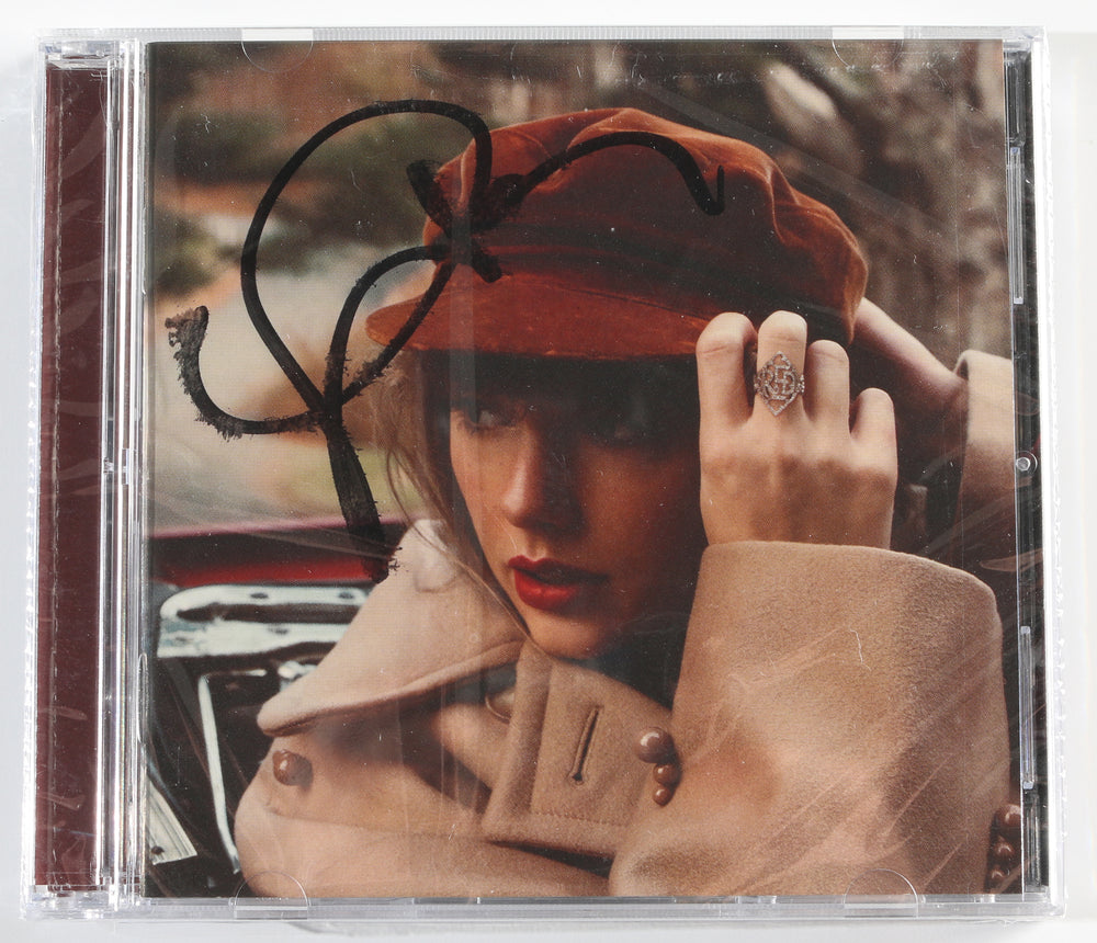 Red [Taylor's Version] CD Album (Sealed) 2021 Signed by Taylor Swift