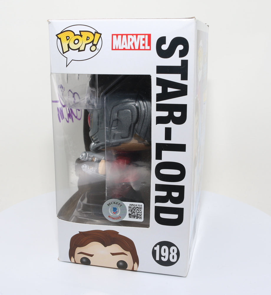 
                  
                    Chris Pratt as Star-Lord in Guardians of the Galaxy Vol. 2 (SWAU) Signed Funko POP! #198
                  
                