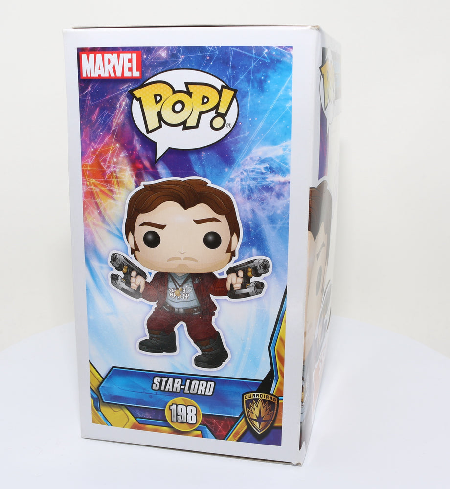 
                  
                    Chris Pratt as Star-Lord in Guardians of the Galaxy Vol. 2 (SWAU) Signed Funko POP! #198
                  
                