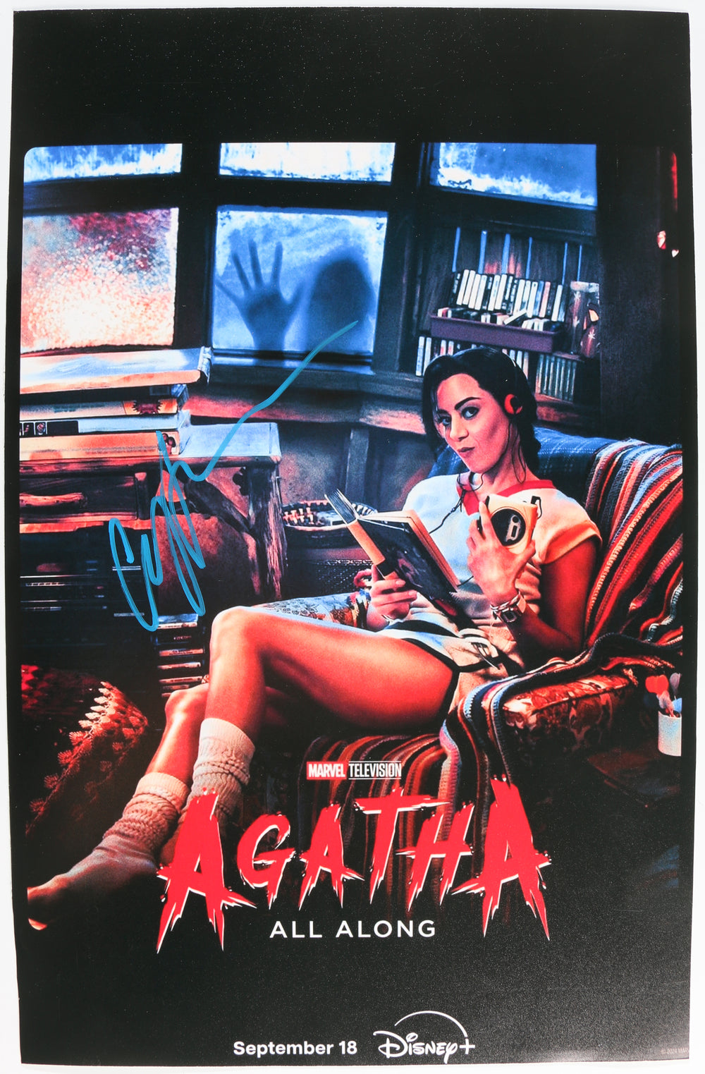 Aubrey Plaza as Rio Vidal in Agatha All Along Signed 11x17 Mini Poster
