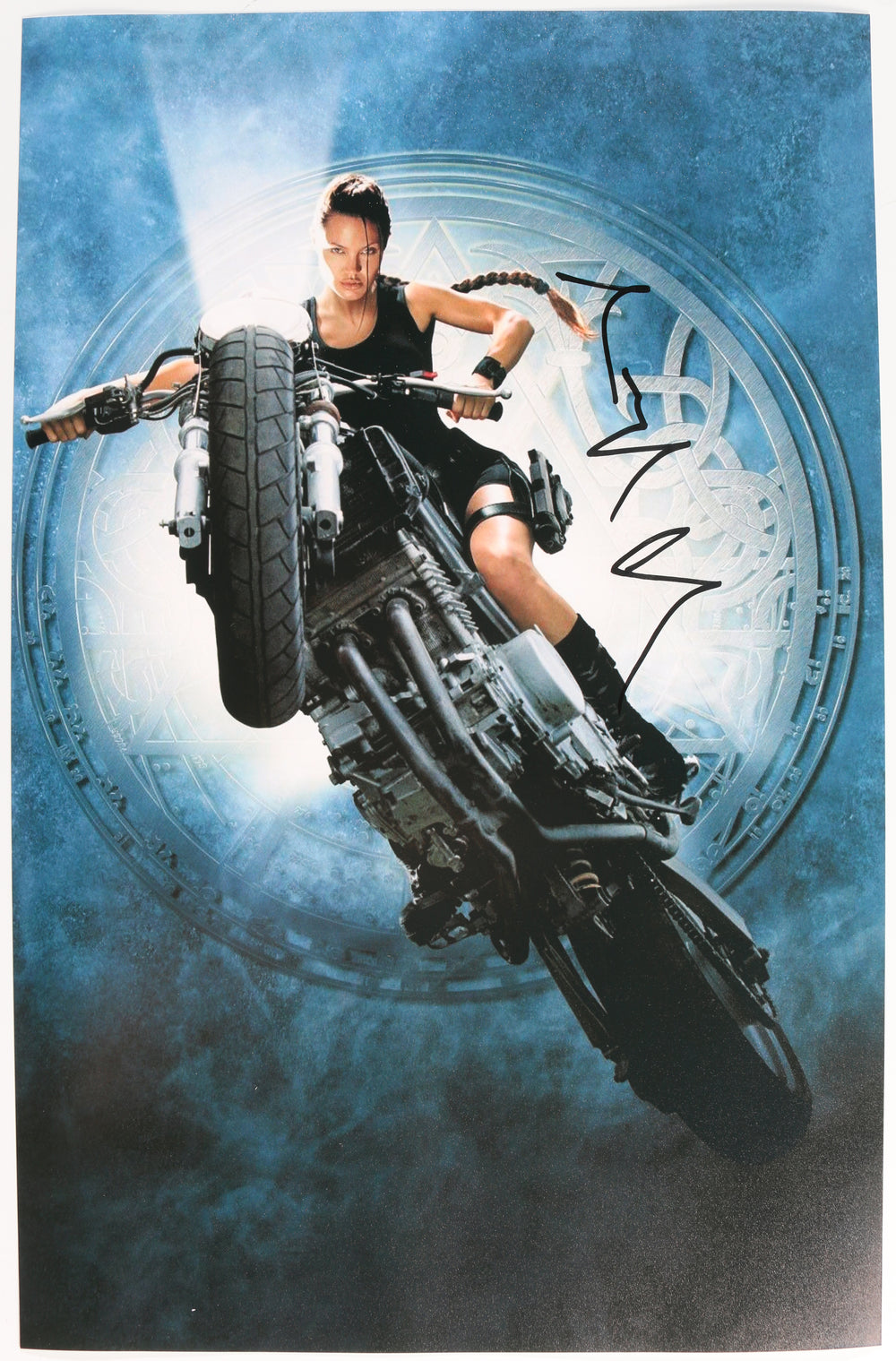 Angelina Jolie as Lara Croft in Tomb Raider Signed 11x17 Photo