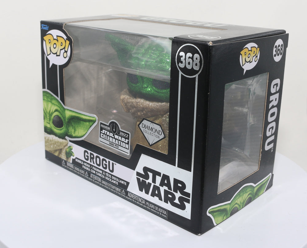 
                  
                    Grogu  from Star Wars: The Mandalorian Star Wars Celebration 2022 Exclusive Limited to 5000 Pieces Diamond Collection Funko POP! #368 - Grail
                  
                