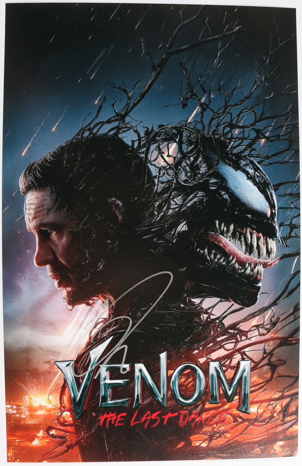 Tom Hardy as Eddie Brock / Venom in Venom: The Last Dance Signed 11x17 Mini Poster