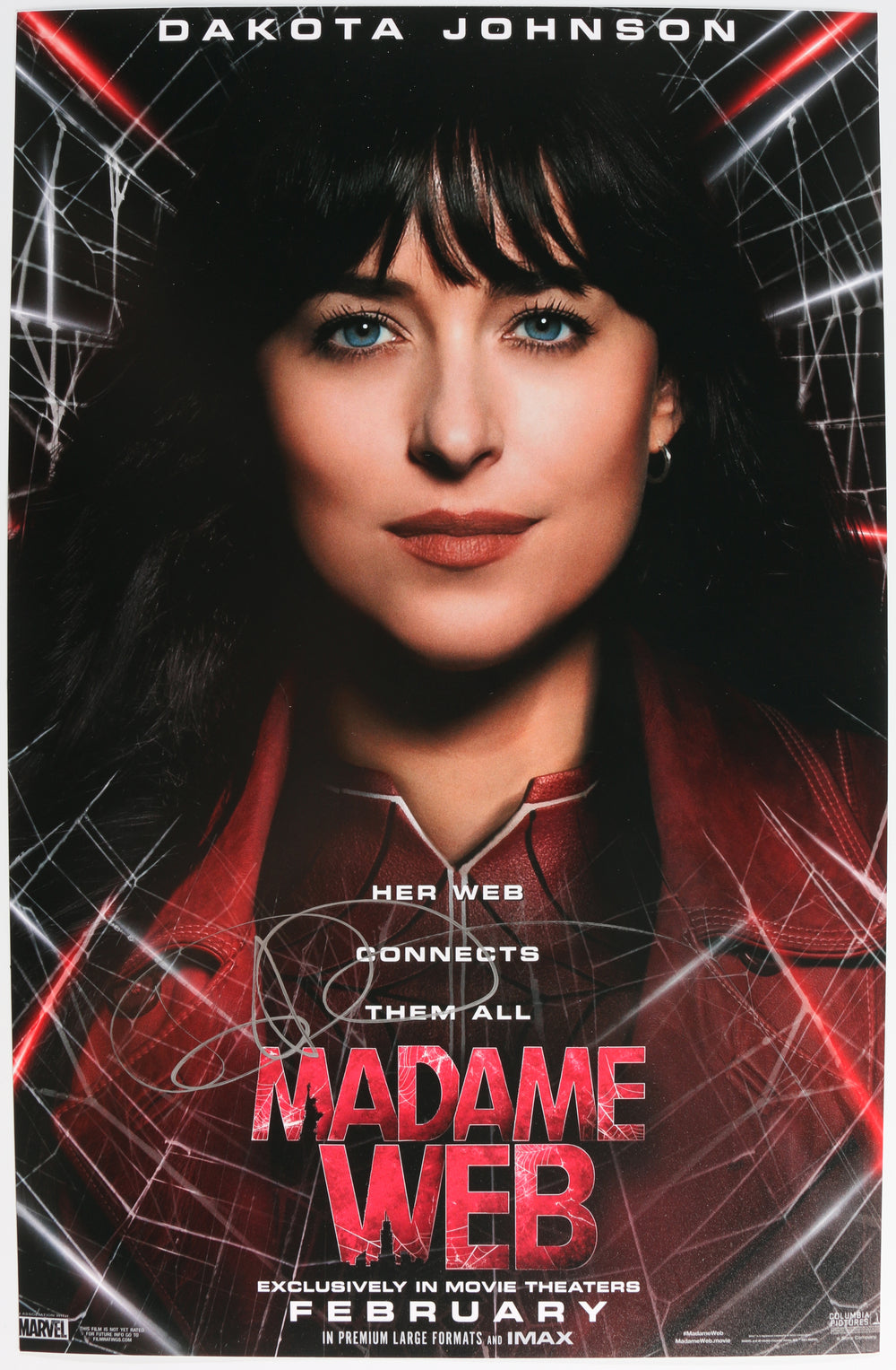 Dakota Johnson as Madame Web in Madame Web Signed 11x17 Mini Poster