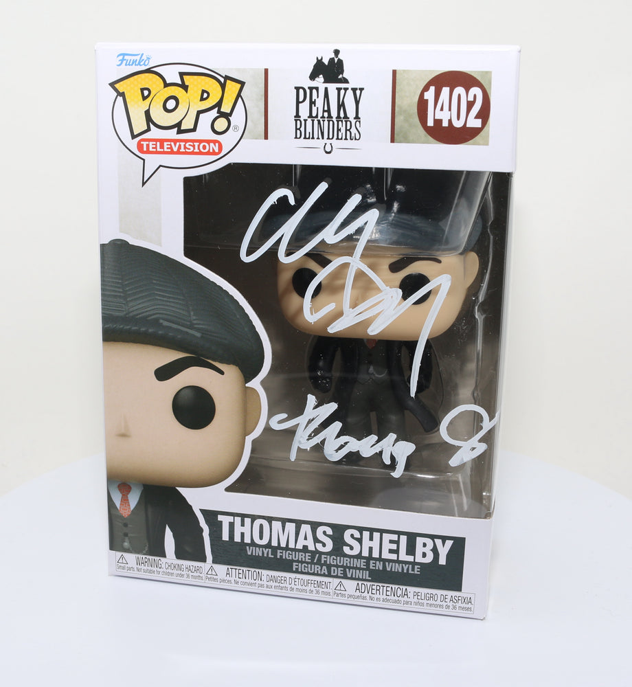 
                  
                    Cillian Murphy as Thomas Shelby in Peaky Blinders (SWAU) Signed Funko POP! #1402 with Character Name
                  
                