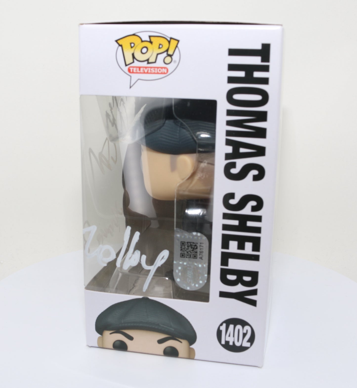 
                  
                    Cillian Murphy as Thomas Shelby in Peaky Blinders (SWAU) Signed Funko POP! #1402 with Character Name
                  
                