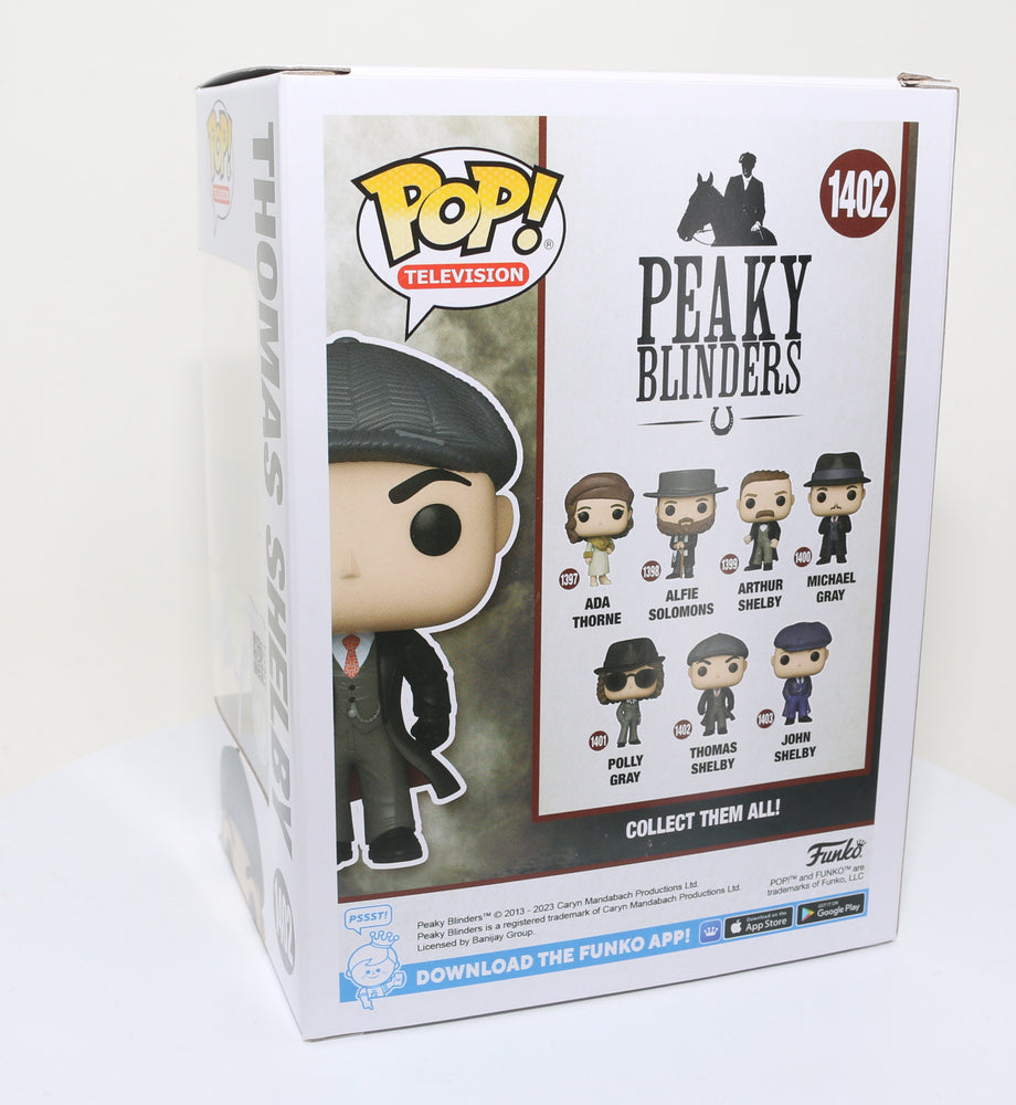 
                  
                    Cillian Murphy as Thomas Shelby in Peaky Blinders (SWAU) Signed Funko POP! #1402 with Character Name
                  
                