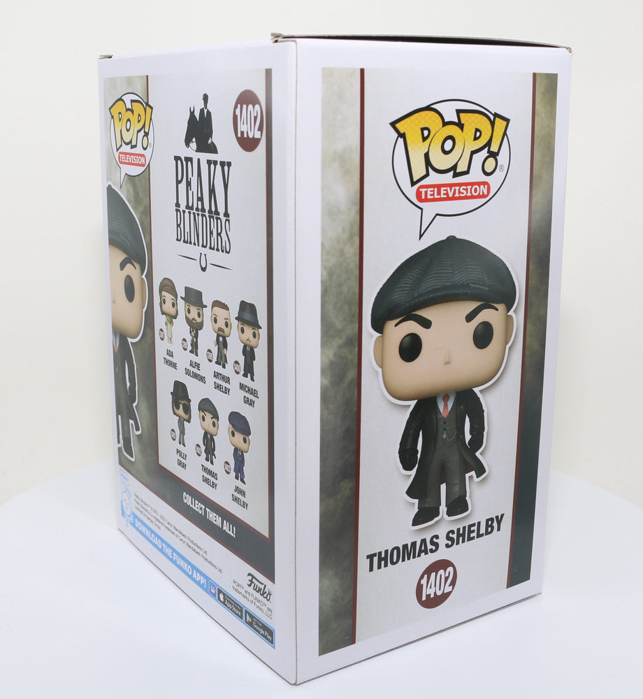 
                  
                    Cillian Murphy as Thomas Shelby in Peaky Blinders (SWAU) Signed Funko POP! #1402 with Character Name
                  
                
