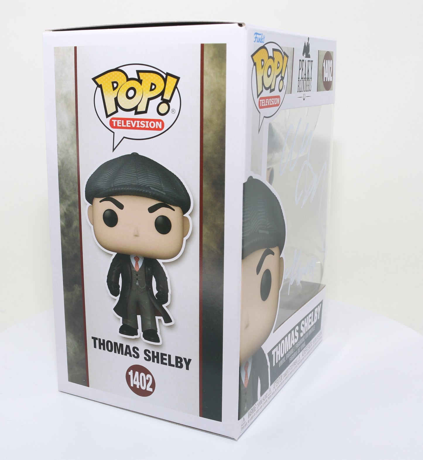 
                  
                    Cillian Murphy as Thomas Shelby in Peaky Blinders (SWAU) Signed Funko POP! #1402 with Character Name
                  
                