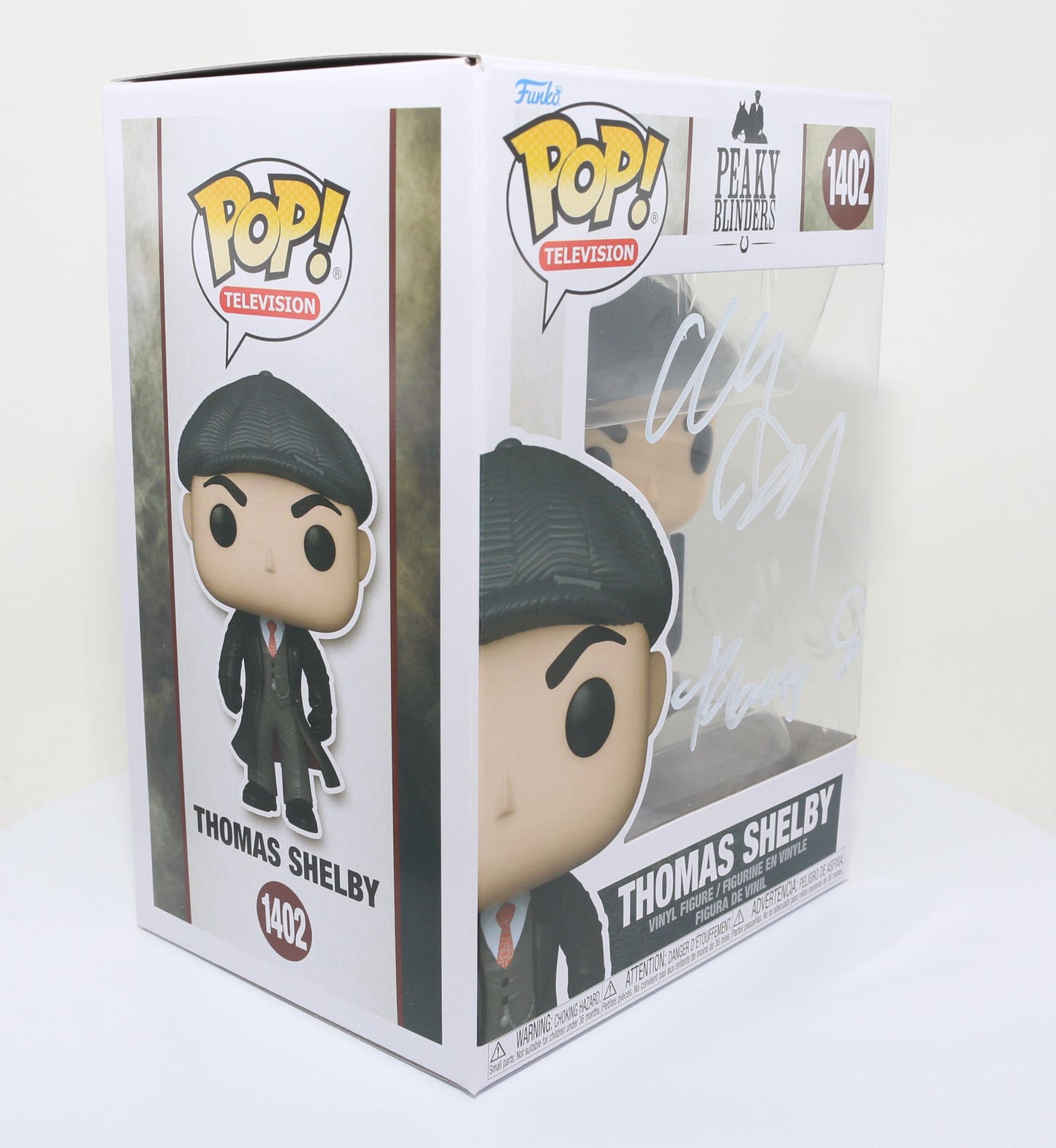 
                  
                    Cillian Murphy as Thomas Shelby in Peaky Blinders (SWAU) Signed Funko POP! #1402 with Character Name
                  
                