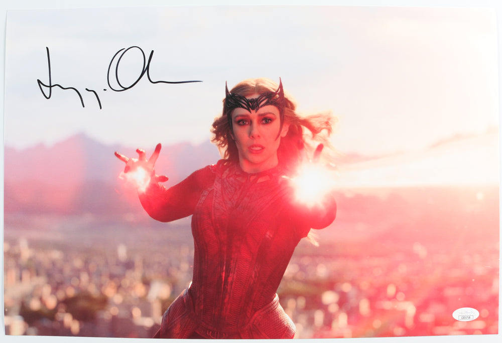 Elizabeth Olsen as Wanda Maximoff in Doctor Strange in the Multiverse of Madness (JSA) Signed 12x18 Photo