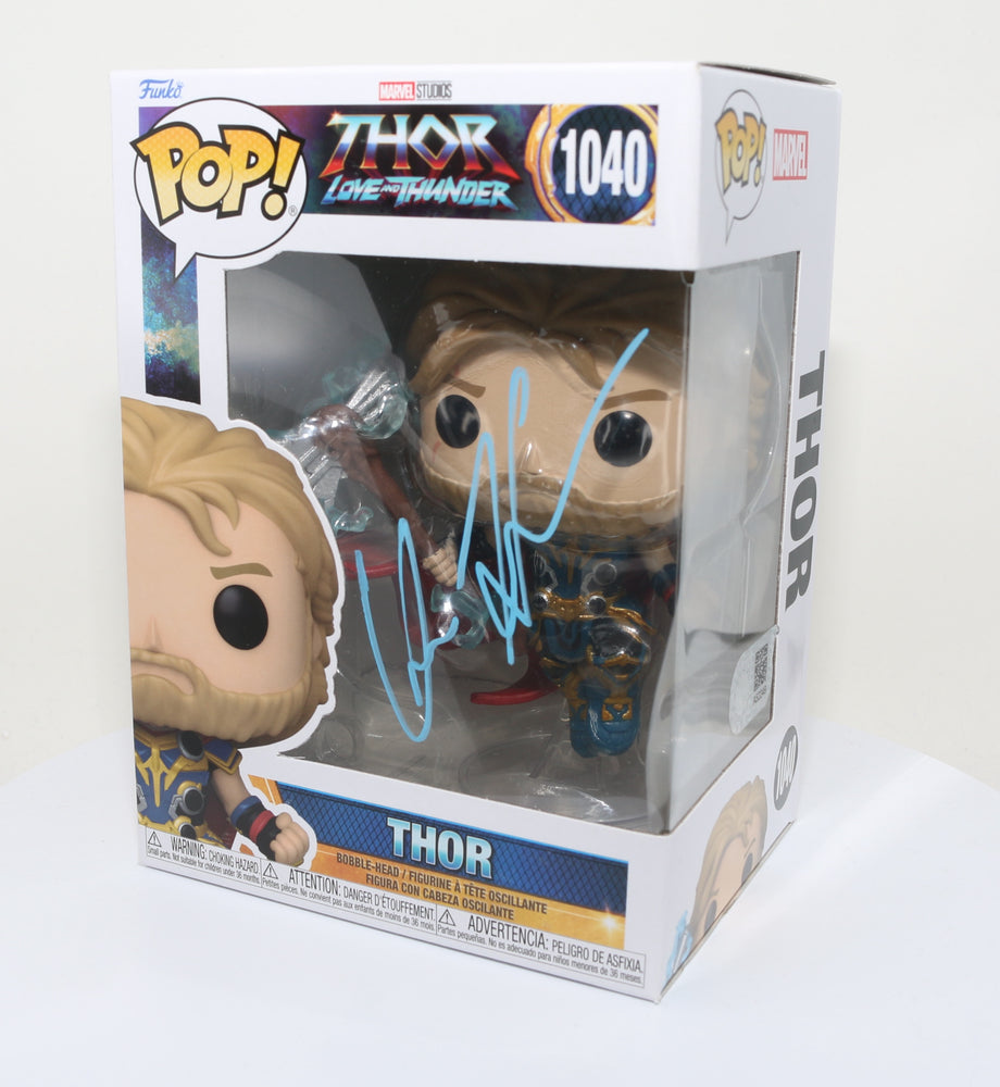 
                  
                    Chris Hemsworth as Thor in Thor: Love and Thunder (SWAU) Signed Funko POP! #1040
                  
                