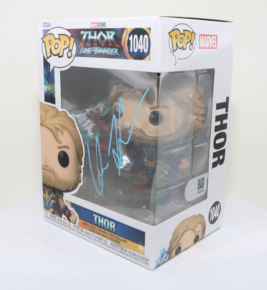 
                  
                    Chris Hemsworth as Thor in Thor: Love and Thunder (SWAU) Signed Funko POP! #1040
                  
                