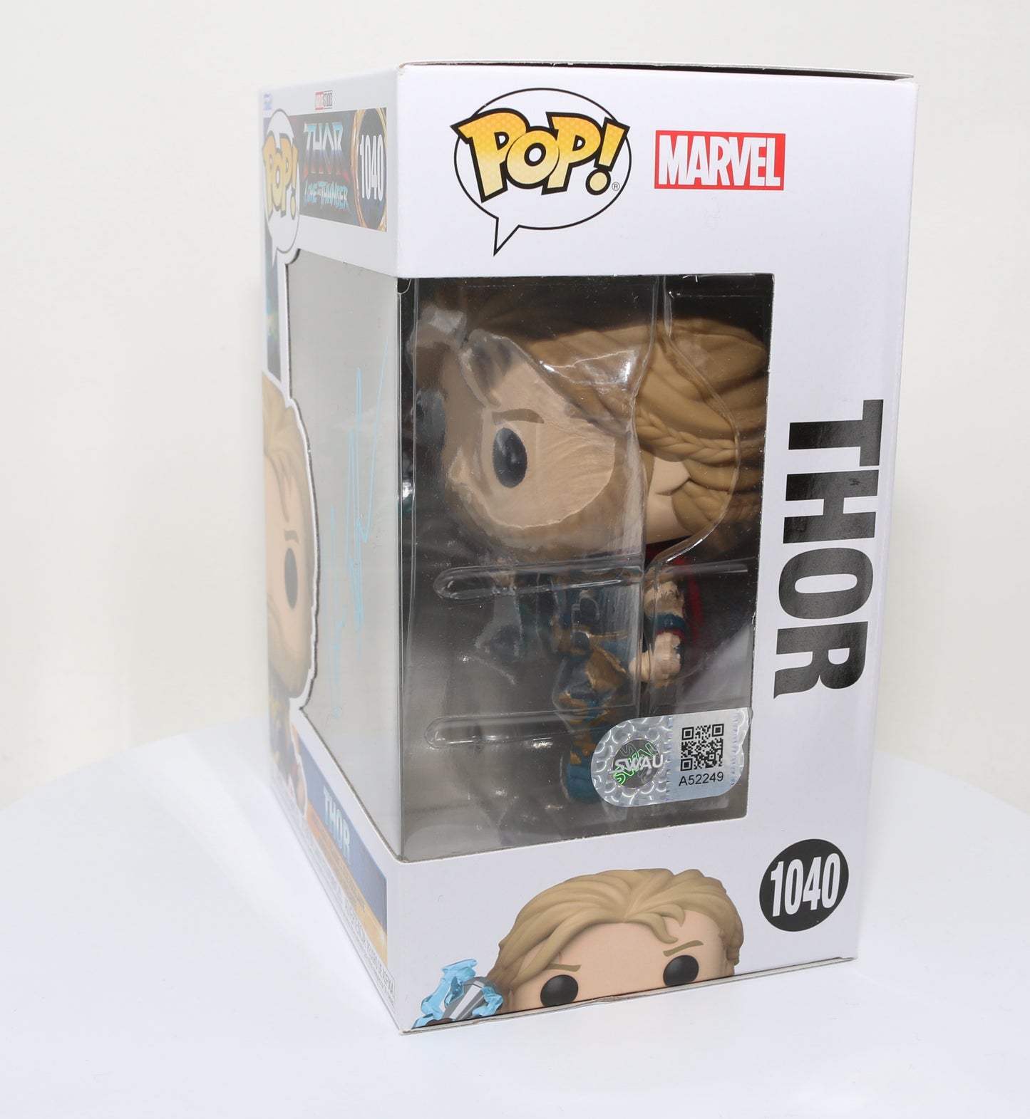 
                  
                    Chris Hemsworth as Thor in Thor: Love and Thunder (SWAU) Signed Funko POP! #1040
                  
                