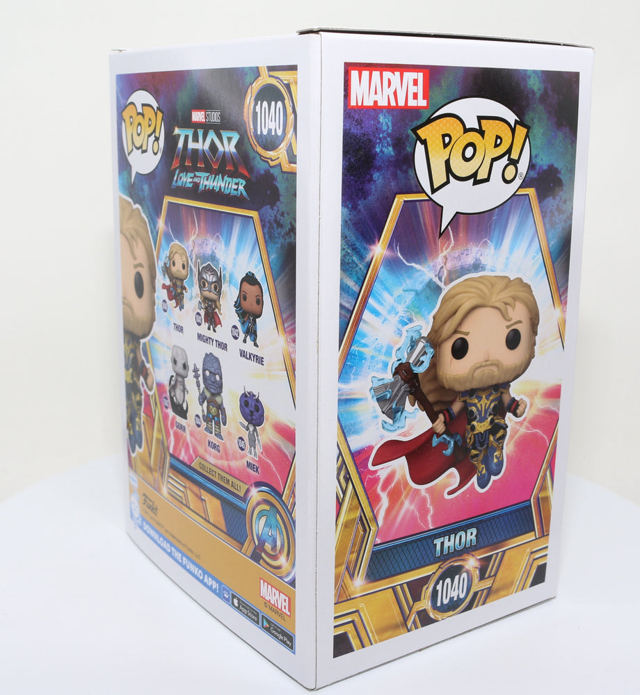 
                  
                    Chris Hemsworth as Thor in Thor: Love and Thunder (SWAU) Signed Funko POP! #1040
                  
                