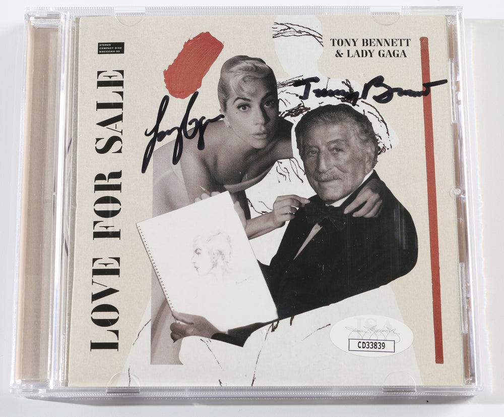 Love For Sale CD Album (JSA) 2021 Signed by Tony Bennett & Lady Gaga