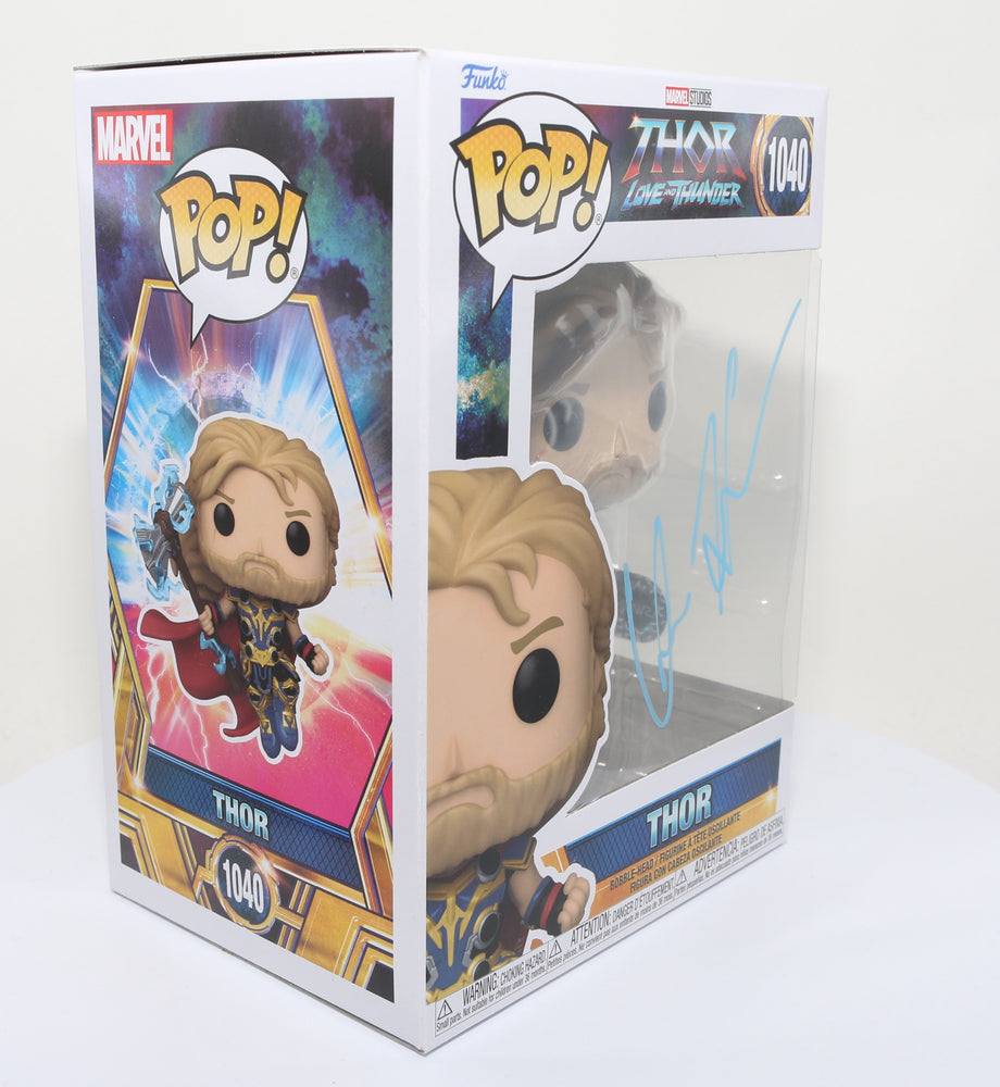 
                  
                    Chris Hemsworth as Thor in Thor: Love and Thunder (SWAU) Signed Funko POP! #1040
                  
                